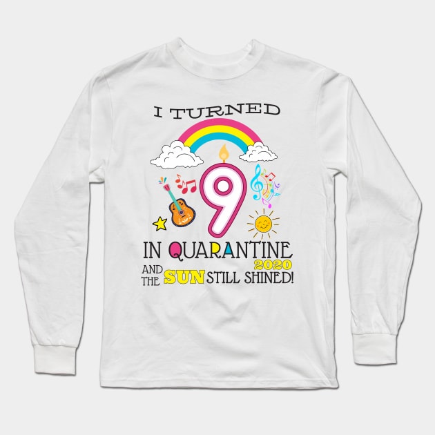 Quarantine 9th Birthday 2020 Long Sleeve T-Shirt by WorkMemes